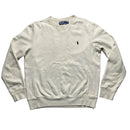Polo Ralph Lauren Cream White Navy Pony Jumper (M)