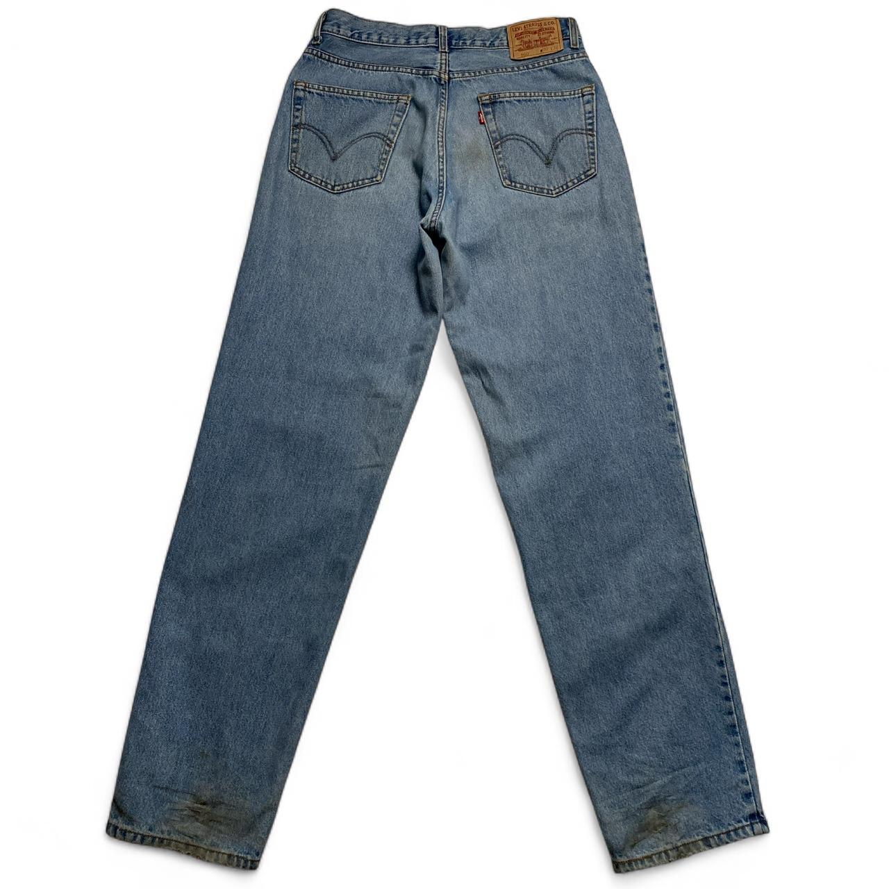 Levi's 560 Vintage Light Blue Distressed Jeans (32W)