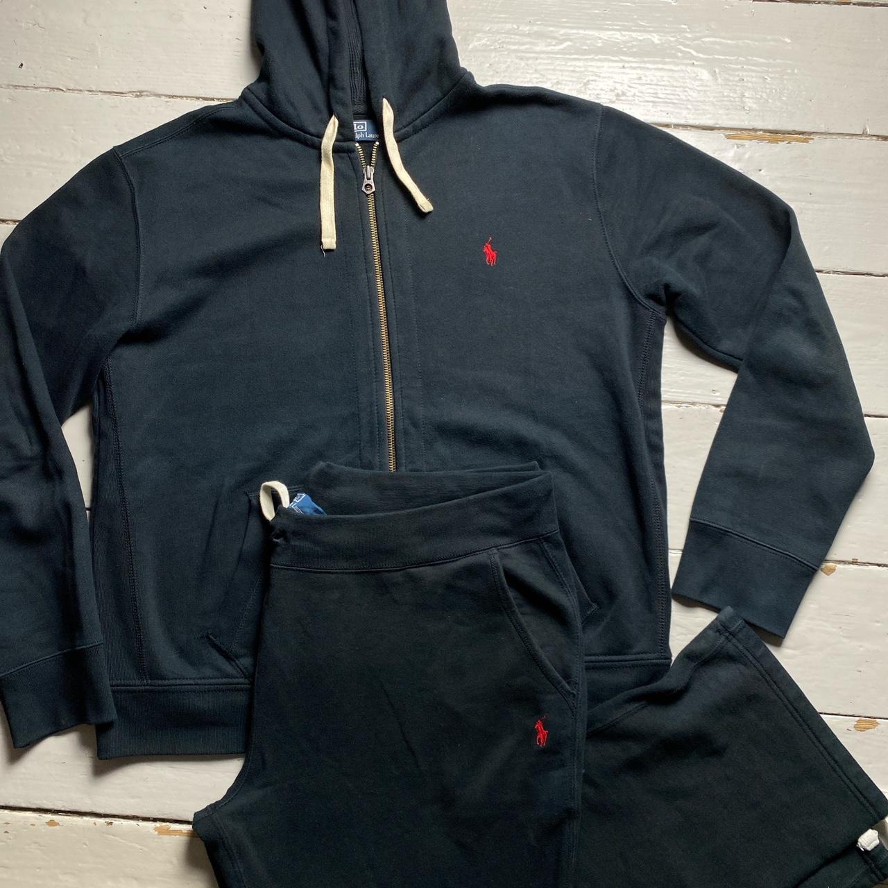 Polo Ralph Lauren Black and Red Full Tracksuit