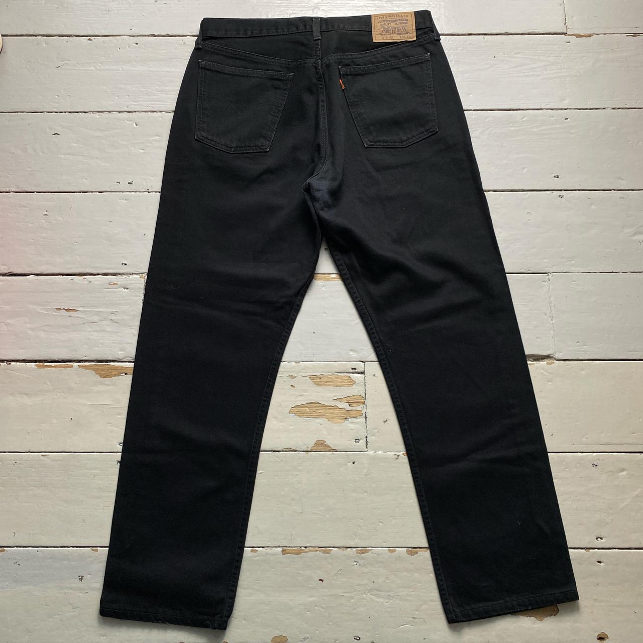 Levis 618 02 Baggy Vintage Orange Tab Black Jeans Wear Garson