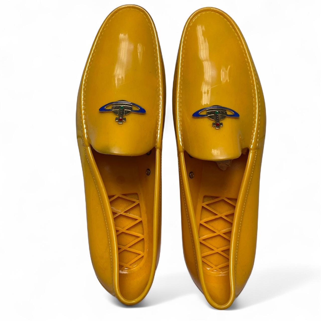 Vivienne Westwood Rubber Yellow Loafers (UK 11)