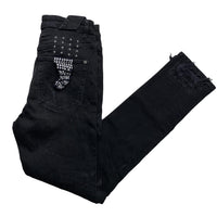 Ksubi Black and White Slim Distressed Jeans (30W)