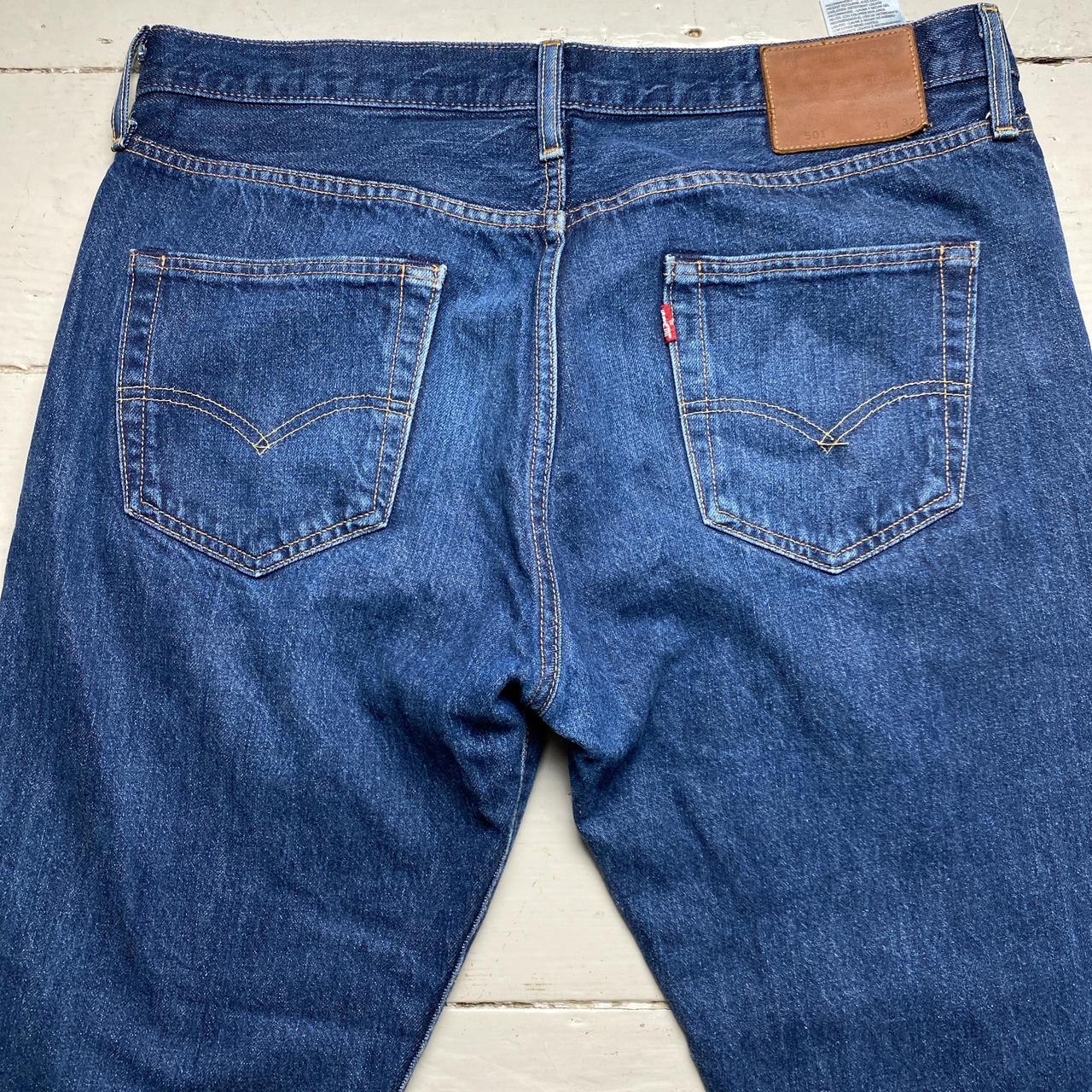 Levis 501 Baggy Navy Jeans