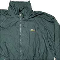 Lacoste Vintage Nylon Racing Green Tracksuit Jacket (XL)