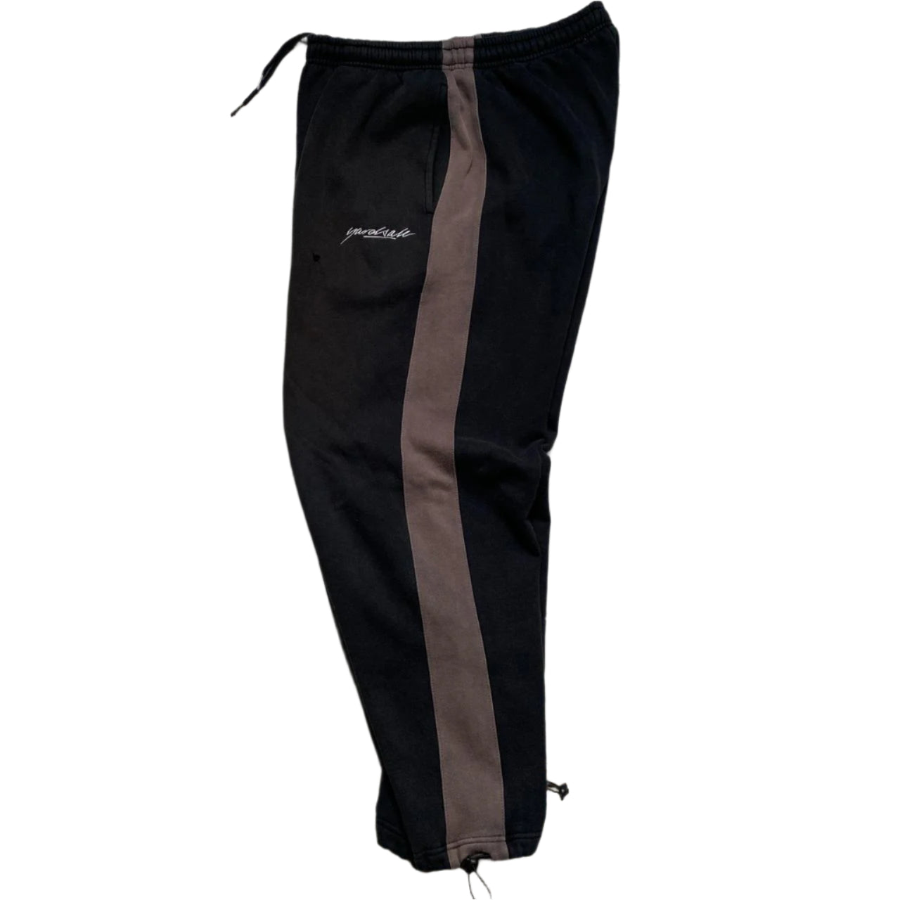 Yardsale Black and Brown Baggy Joggers (M)
