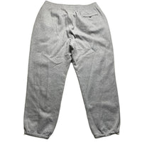 Nike Athletic Department Grey and White Swoosh Baggy Joggers (2XL)
