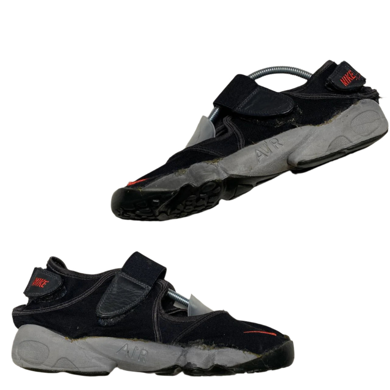 Nike Air Rift Black Grey and Red 2004 (UK 10)
