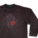 Adidas Vintage 80’s 90’s Basketball Jumper Grey and Red Embroidery (M)