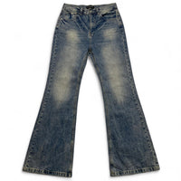 Balenciaga Unisex Blue Flared Baggy Jeans (2XS)
