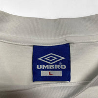 England Umbro Vintage 90’s White Property of England Wembley White T Shirt (L)