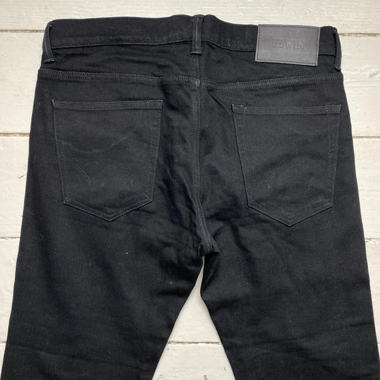 Edwin Ed-80 Jet Black Jeans