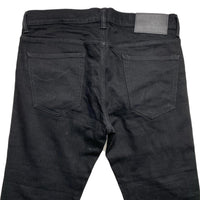 Edwin Ed-80 Jet Black Jeans (33W)