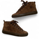 Balenciaga Arena Chocolate Brown Suede High Top Trainers (UK 7)