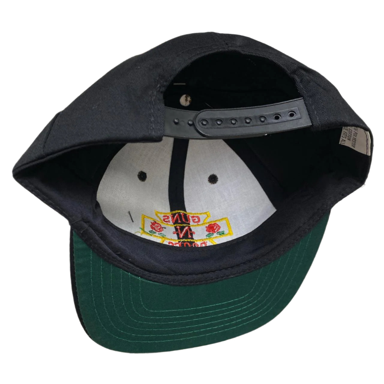 Guns N Roses Vintage 90’s Green Brim Snapback Cap
