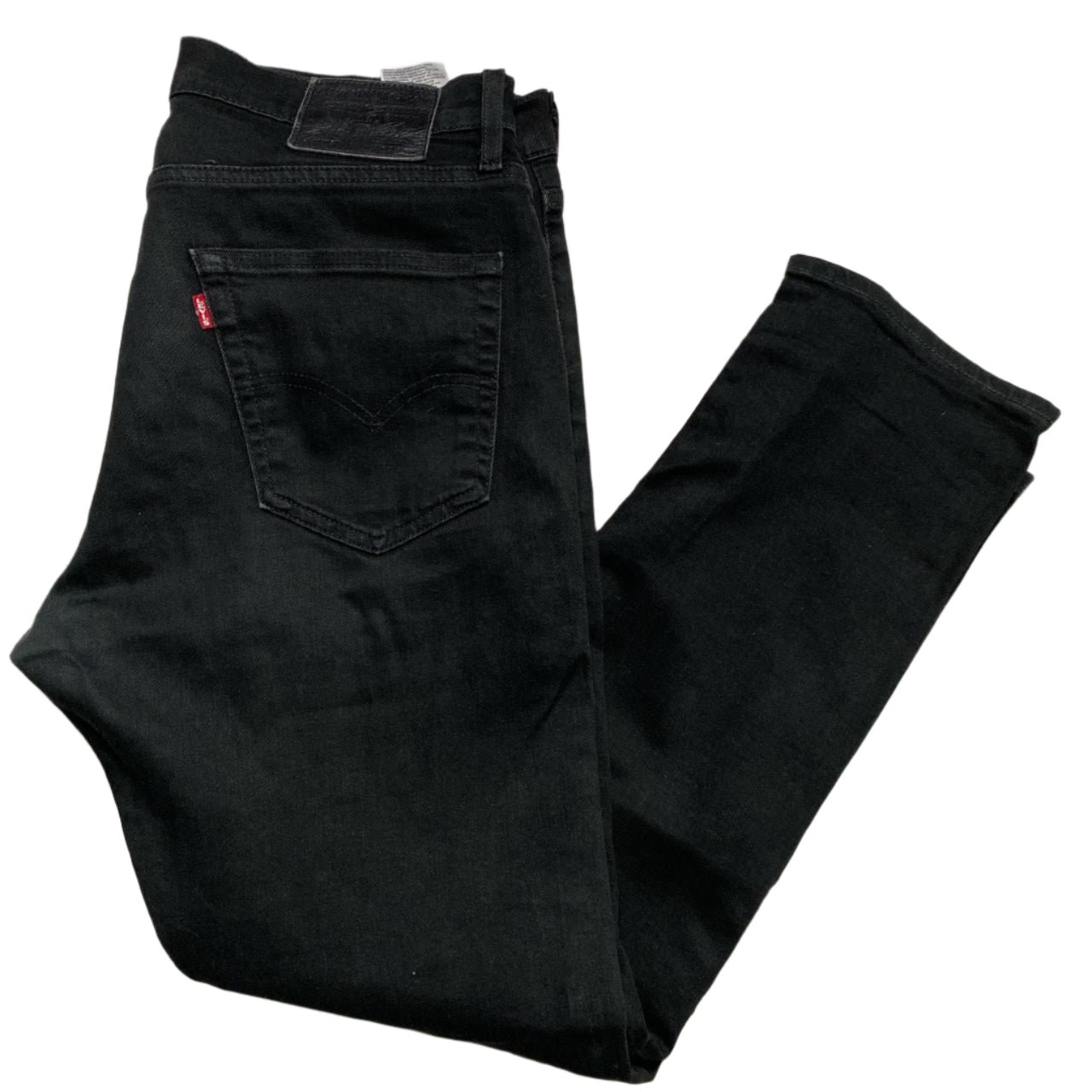 Levis 502 Slim Fit Black Jeans (32W)