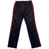 Adidas Originals Black and Red Tracksuit Bottoms (M)