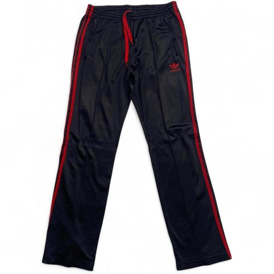 Adidas Originals Black and Red Tracksuit Bottoms (M)