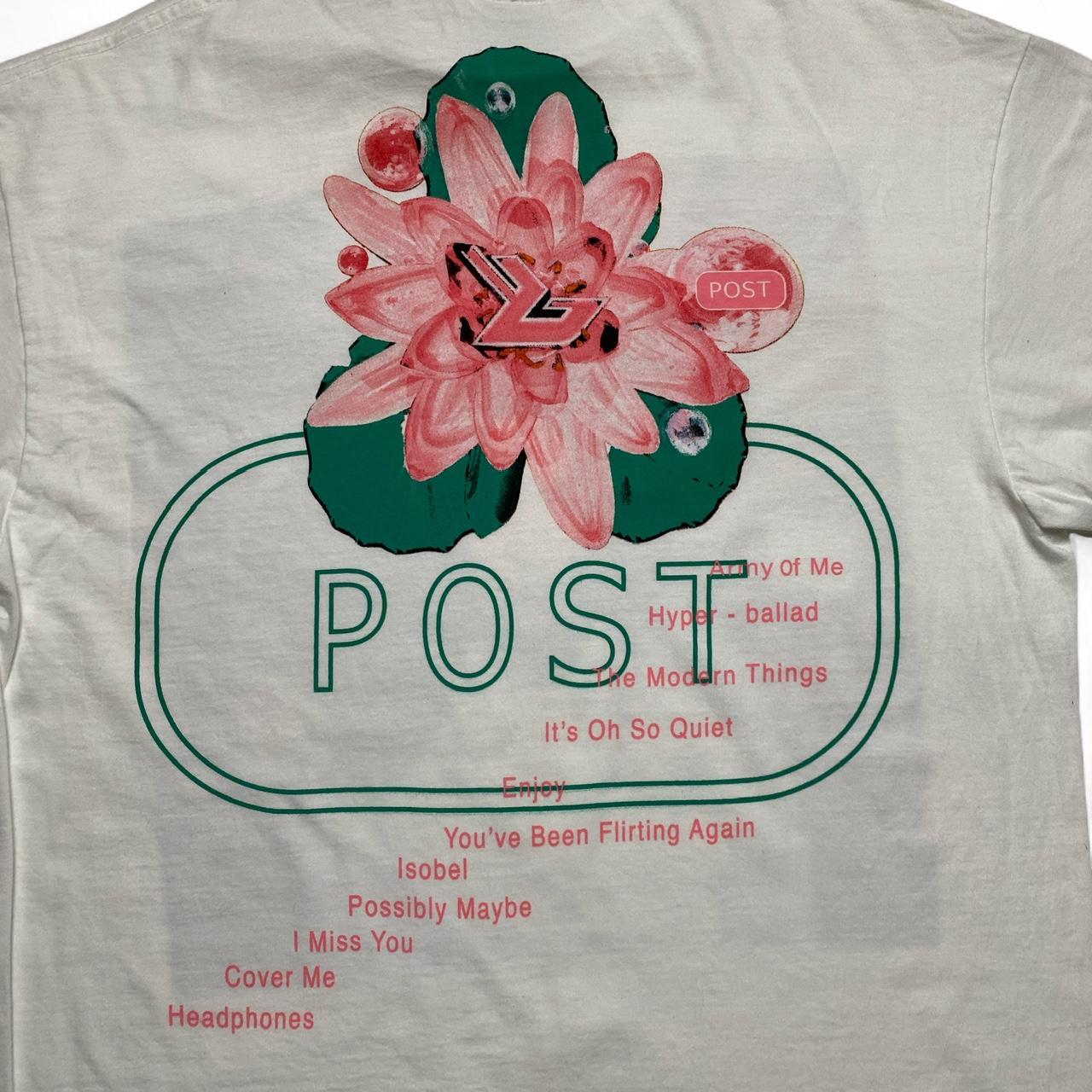 Bjork Post Vintage 90’s Single Stitch White T Shirt