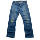 Levis 514 Baggy Blue Distressed Jeans (31W)