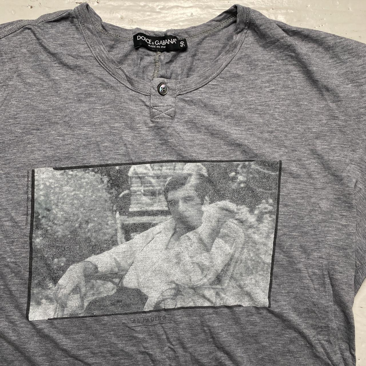 Dolce and Gabbana Vintage Al Pacino Grey T Shirt