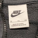 Nike Black and Blue Swoosh Hoodie (XL)
