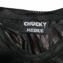 Chucky Vintage Universal Studios Football Jersey Black and Red (M)