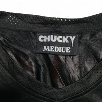 Chucky Vintage Universal Studios Football Jersey Black and Red (M)
