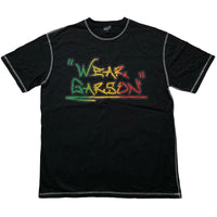 Rasta Gradient Graffiti T Shirt (S/M/L/XL)