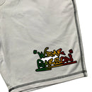 Rasta Gradient Graffiti Shorts ((S/M/L/XL)