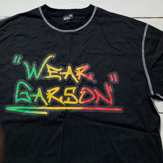 Rasta Gradient Graffiti T Shirt