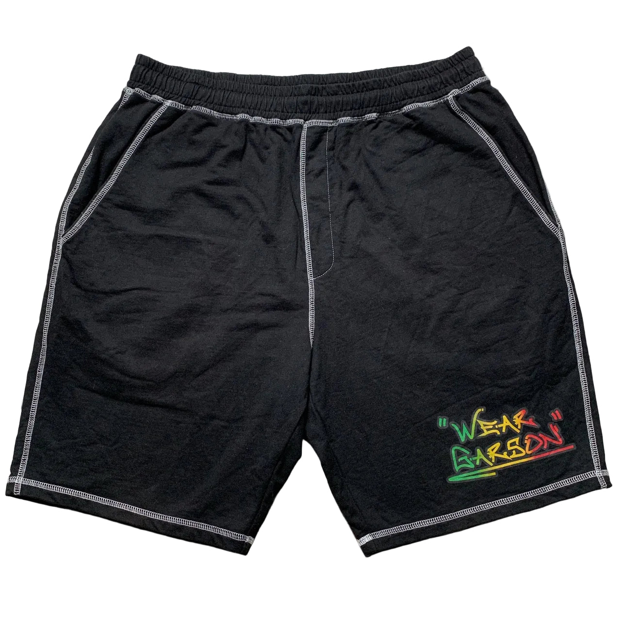 Rasta Gradient Graffiti Shorts (S/M/L/XL)