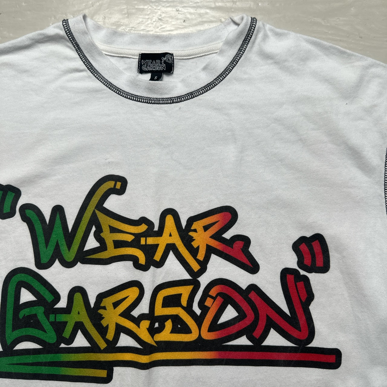 Rasta Gradient Graffiti T Shirt