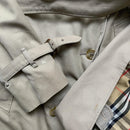 Burberrys Burberry Vintage Womens Trench Coat Jacket with Belt (XL)