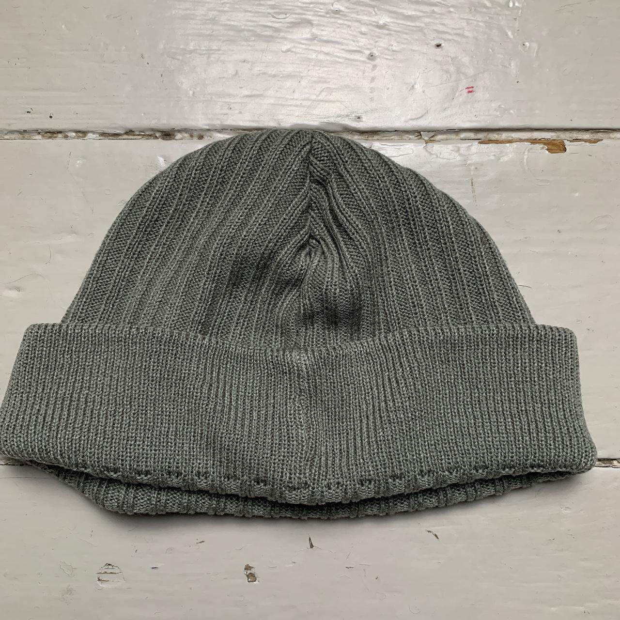 Nike Vintage Grey and Black Beanie Hat