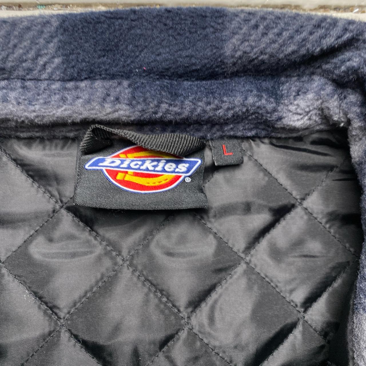 Dickies Checkered Thick Quilted Shirt Jacket