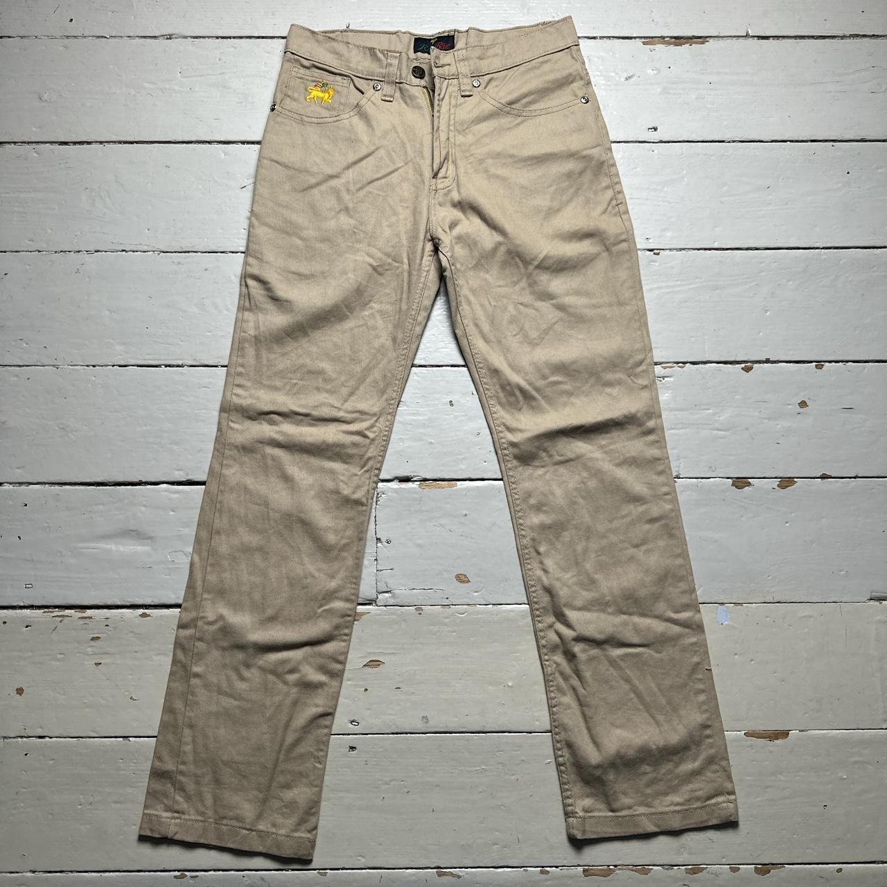 Raw Blue Vintage Rasta Khaki Beige Jeans