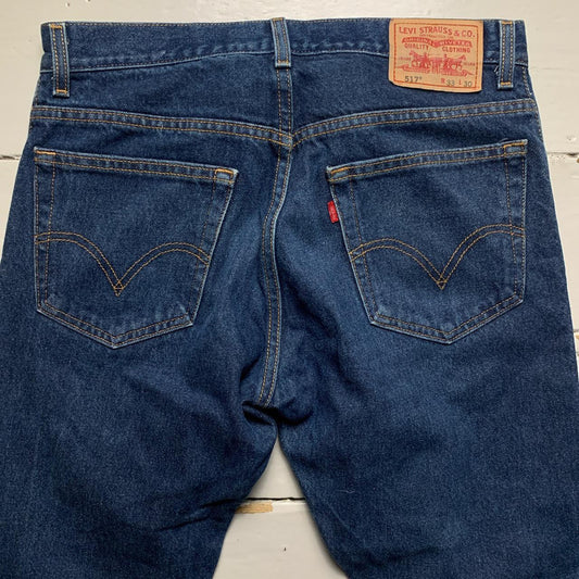 Levis 517 Bootcut Navy Jeans