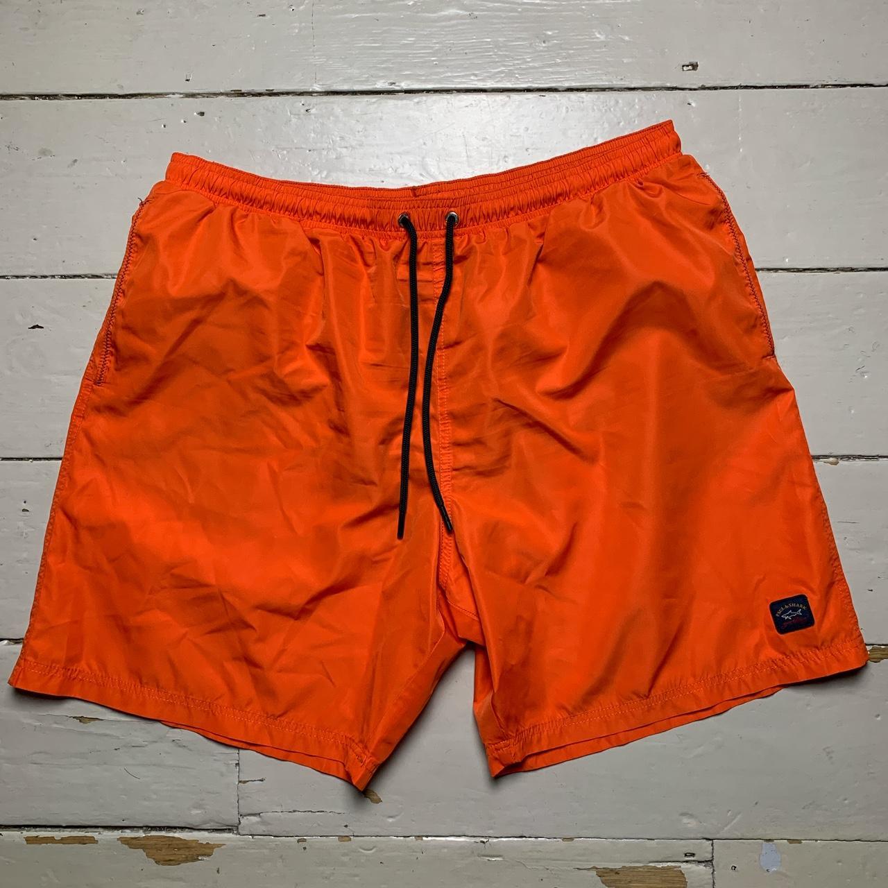 Paul and Shark Swim Shorts Orange