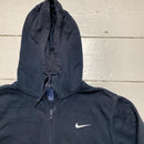 Nike Swoosh Navy and White Hoodie