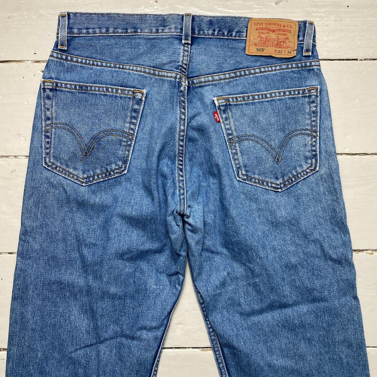 Levis 505 Baggy Light Blue Jeans