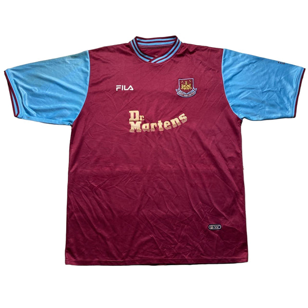 West Ham United Vintage 1999-2003 Fila Dr Martens Jersey (2XL