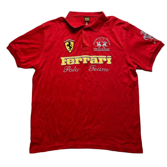 Ferrari Polo Team Red Polo Shirt (2XL)