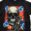 UK Rock Skeleton Grunge Biker Dukes Of Hazard T Shirt (L)