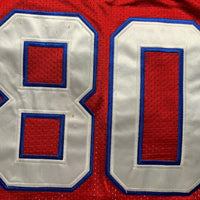 Fryar Mitchell and Ness American Football NFL Jersey Red White and Blue (L)
