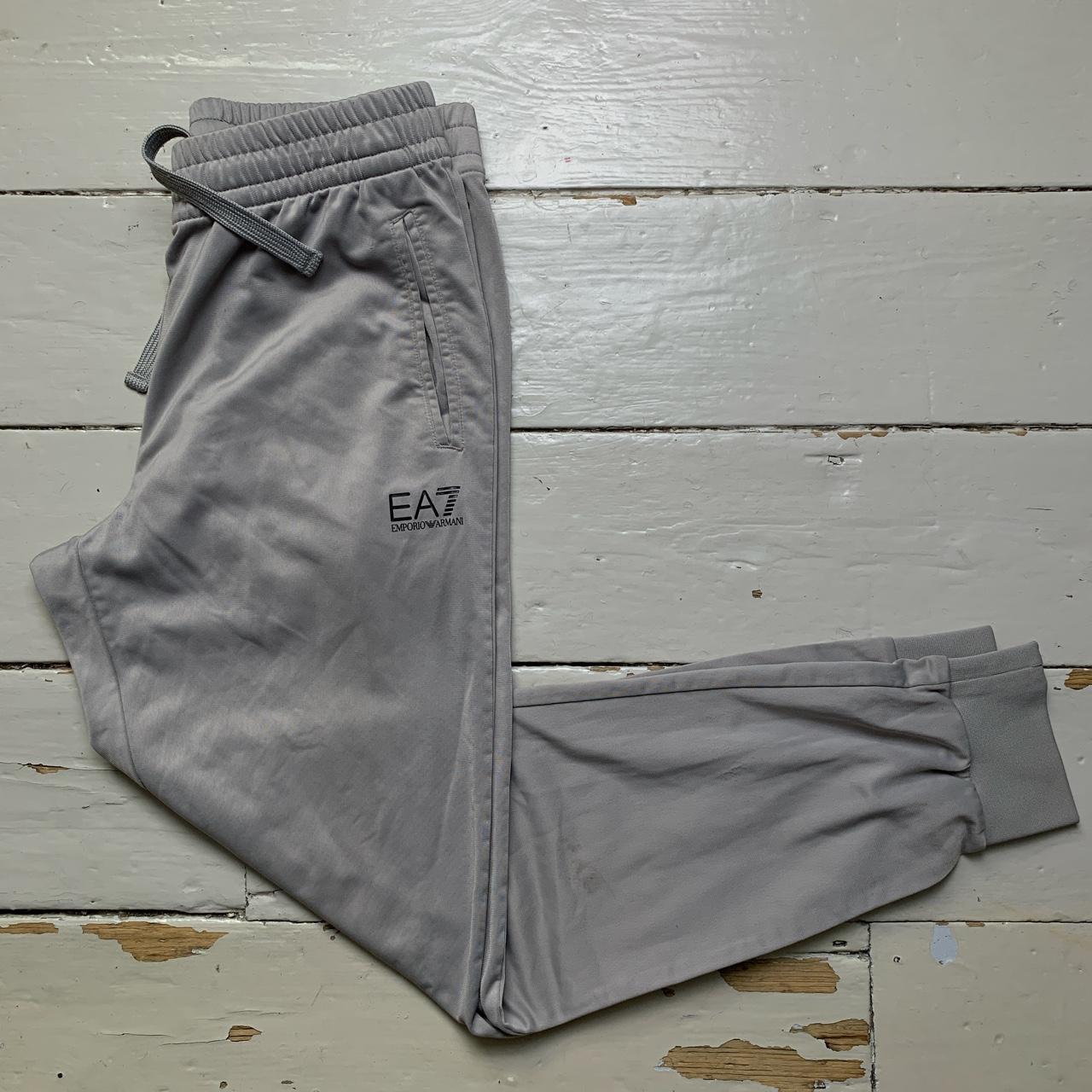 EA7 Emporio Armani Grey and Black Joggers