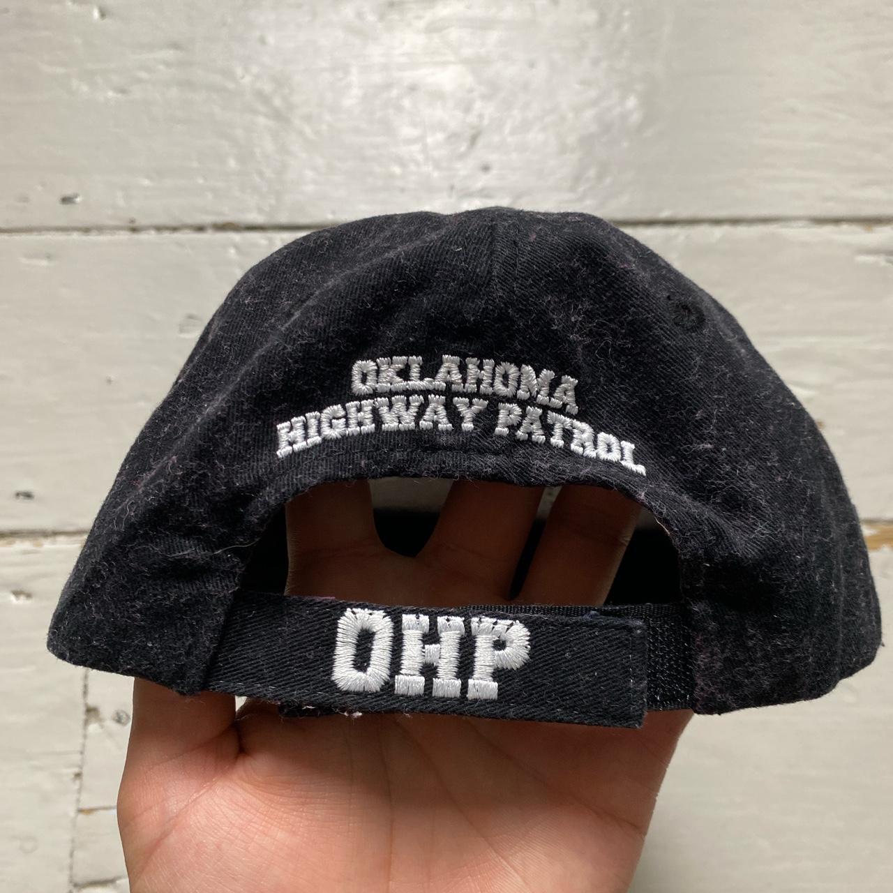 Oklahoma Highway Patrol Black and White Cap