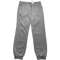 Nike Swoosh Vintage Womens Baggy Grey and White Joggers (M)