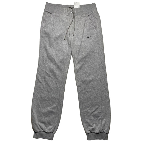 Nike Swoosh Vintage Womens Baggy Grey and White Joggers (M)