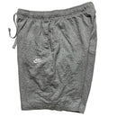Nike Grey and White Swoosh Jogger Shorts (M)