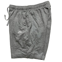 Nike Grey and White Swoosh Jogger Shorts (M)